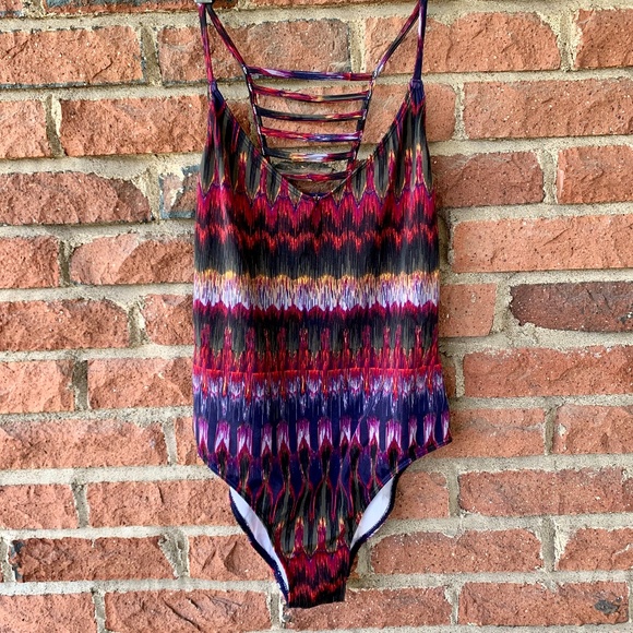 Urban Outfitters Other - Pattern Lattice Back One Piece Swimsuit, Size M